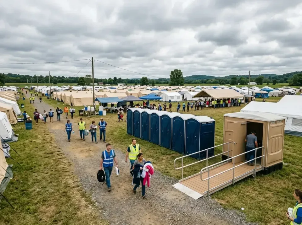 disaster-relief-camp-restrooms-010 — frequently asked questions, Dumpster & Portable Bathrooms Rental in Parkville, MO